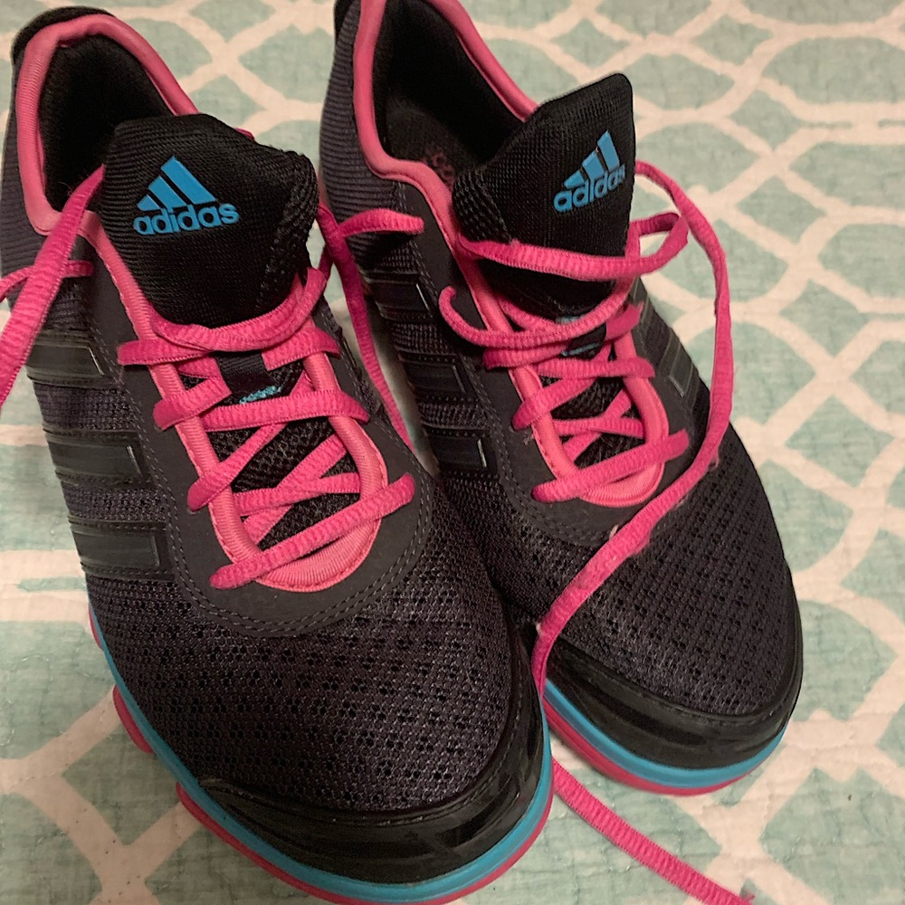 Black & Pink Adidas